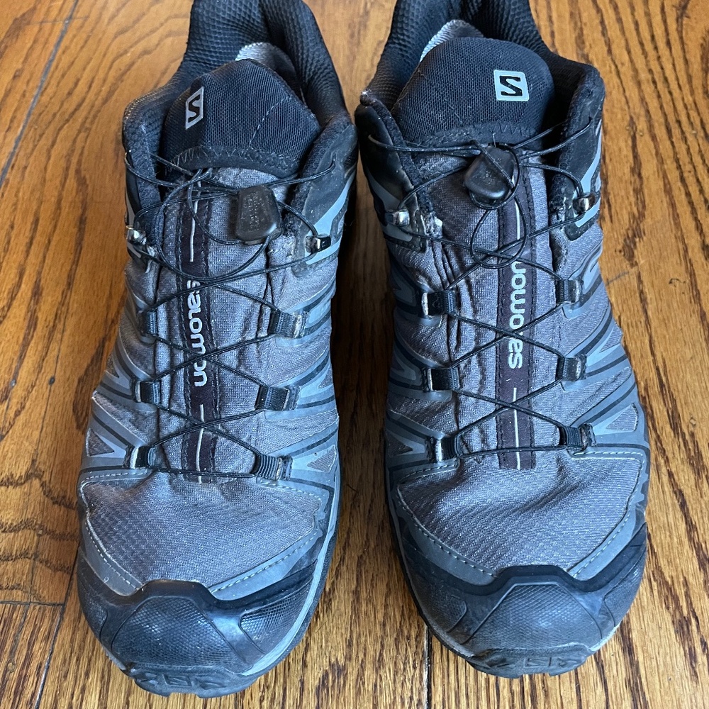 Salomon X Ultra Ortholite Gore-Tex hiking shoes black 11 US 398672